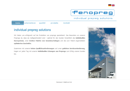 Fenopreg-individual prepreg solutions
