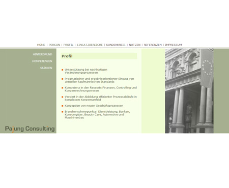 Arbeitsbeispiel: Unternehmensberater